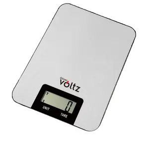 Цифровые кухонные весы Oliver Voltz 555V51651I с ЖК-экраном, максимальный вес 5 кг, точность 1 г, функция тары и выбор единиц измерения