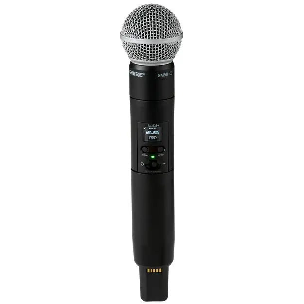 Shure SLXD2+/58=-G65 rokas raidītājs ar SM58