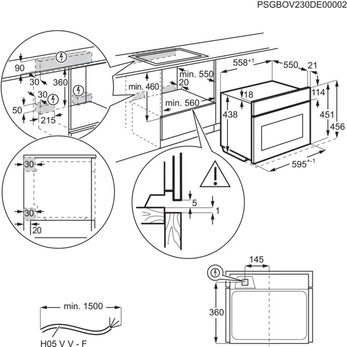 Встраиваемая микроволновая печь Electrolux LVK7E06GZ Photo 2