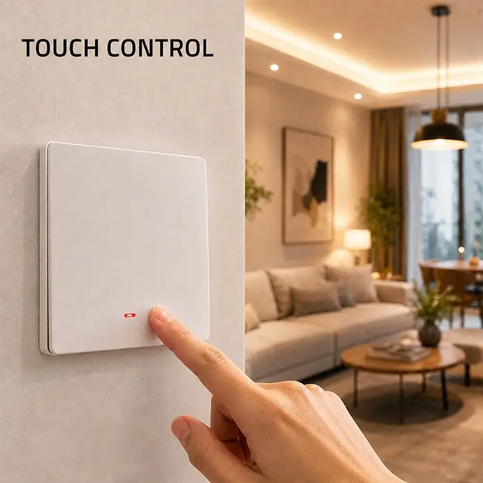 QOLTEC Wi-Fi Smart Light Switch Tuya 52719 Photo 4
