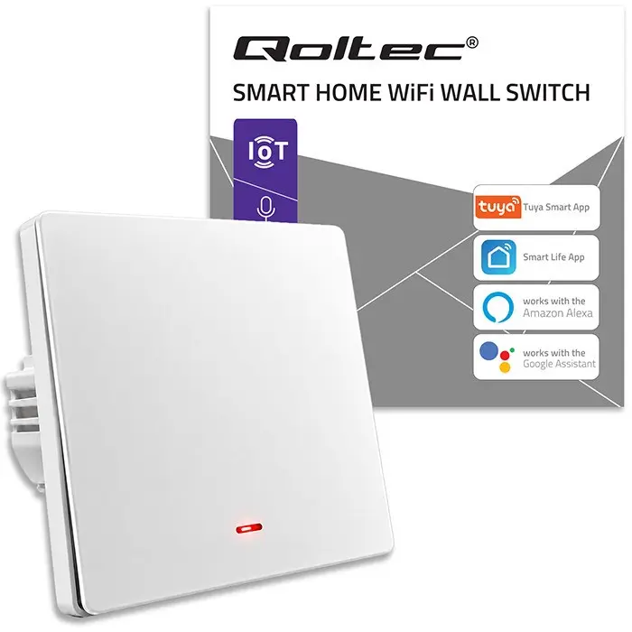 QOLTEC Wi-Fi Smart Light Switch Tuya 52719 Photo 8