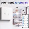 Qoltec 52716 Smart Touch 2-Channel Wi-Fi Light Switch Photo 3