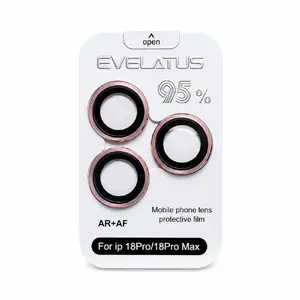Evelatus Camera Lens Protector Armor Burgundy for Apple iPhone 18 Pro and iPhone 18 Pro Max