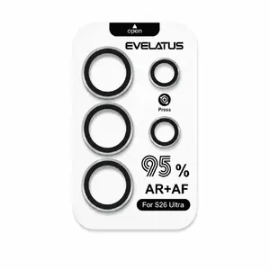 Evelatus Camera Lens Protector Armor Clear for Samsung Galaxy S26 Ultra