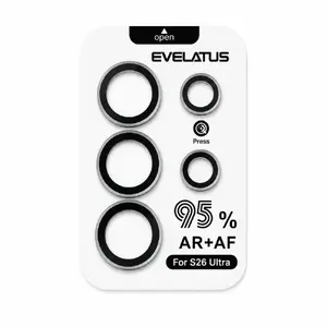 Evelatus Camera Lens Protector Armor Black for Samsung Galaxy S26 Ultra