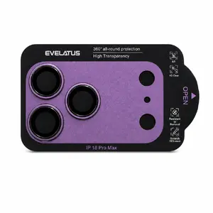 Evelatus Full Body Camera Lens Protection Premium Burgundy for Apple iPhone 18 Pro