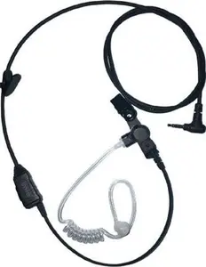HYTERA EAS07 Earpiece with PTT and Transparent Acoustic Tube 3.5 mm
