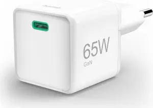 Hama 00201943 Fast Charger GaN USB-C Super-Mini-Charger PD 65 W White