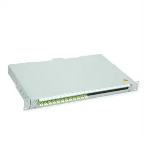 Оптическая патч-панель Telegärtner BASIS V, 12x LC Duplex, OM5, с адаптерами и пигтейлами, зелено-лиственная