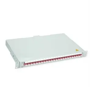 Волоконно-оптическая патч-панель Telegärtner BASIS V 24x LC Duplex OM4 фиолетовая с разъемами и пигтейлами