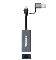 Адаптер PREMIUMCORD USB-C и USB-A в Gigabit Ethernet Photo 4