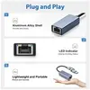 Адаптер PREMIUMCORD USB-C и USB-A в Gigabit Ethernet Photo 10