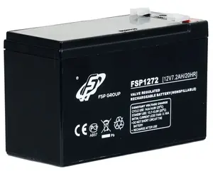 FSP 12V7Ah Перезаряжаемая свинцово-кислотная батарея 12 В 7.2 Ач один комплект