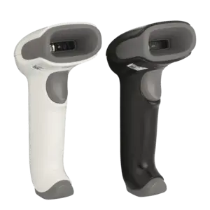 Honeywell Voyager 1472g 2D bezvadu svītrkodu skeneris ar statīvu, USB interfeisu, 3m kabeli, IP42 aizsardzības klasi, melns