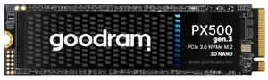 Goodram PX500 Gen3 128GB M.2 PCI Express Gen3 x4 cietvielu disks ar 1600 MB/s lasīšanas un 600 MB/s rakstīšanas ātrumu