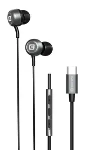 Evelatus   Crystal Clear Audio headphones with Type-C with microphone Black