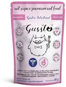 GUSSTO GASTRO INTESTINAL Veterinārā suņu barība 85g paciņa