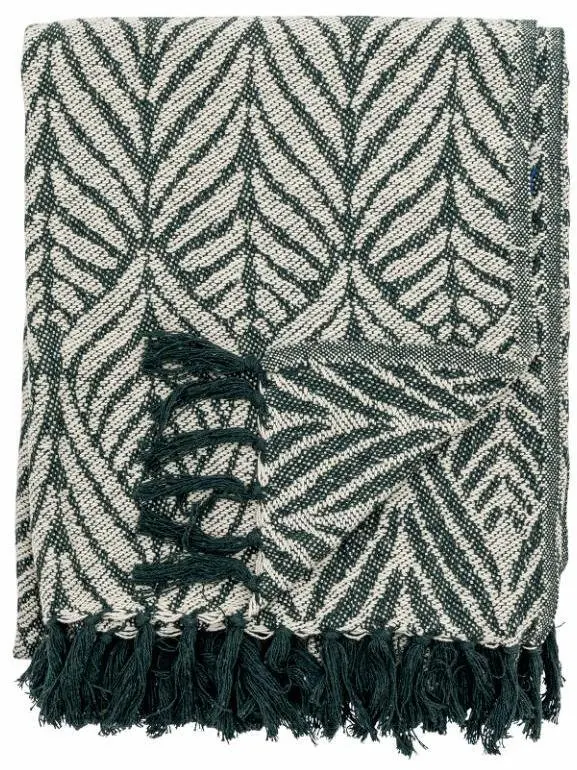 Bloomingville Creative Collection Ugento pleds zaļš