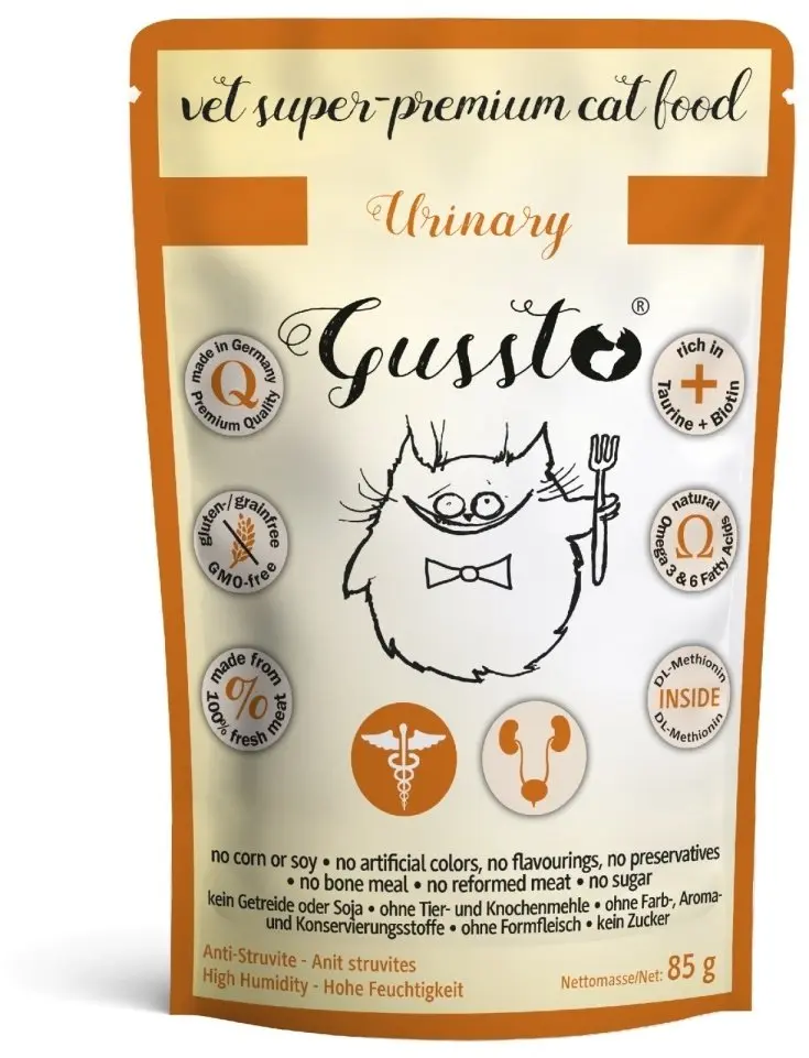 GUSSTO VET Urinary Mitrā kaķu barība