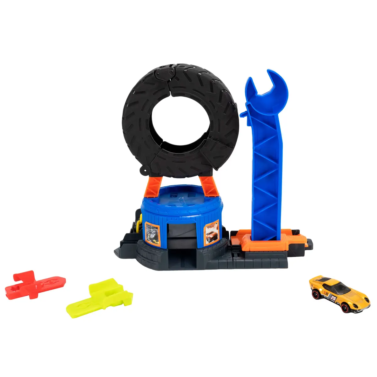 Игровой набор Hot Wheels City Downtown Tire Shop JHL75 Photo 2
