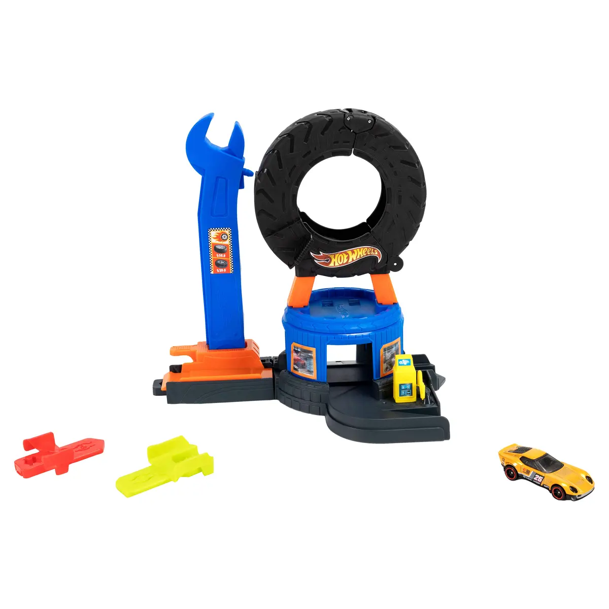 Игровой набор Hot Wheels City Downtown Tire Shop JHL75 Photo 4