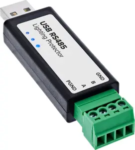 InLine® USB zu Seriell RS485 Konverter mit Blitzschutz (33307E)