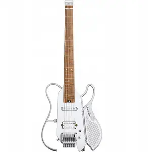 DONNER HUSH-X LIVE WHITE Electric Guitar with Built-in Speaker