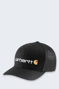 Carhartt Rugged Flex Oakland Black Cap with Stretch Technology