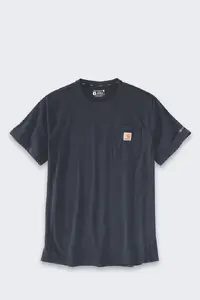 Carhartt Force Mid Pocket Navy T-shirt