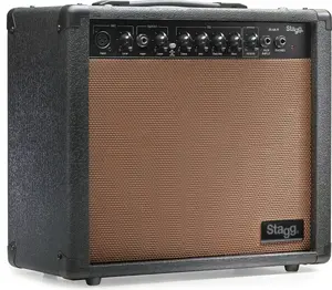 Stagg 20 AA R 20W Akustiskās ģitāras combo pastiprinātājs
