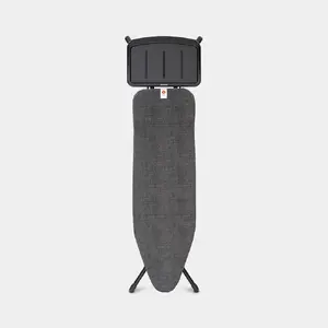 Gludināmais dēlis Brabantia Ironing Board B kokvilnas pārvalks tvaika gludeklim regulējams augstums