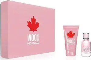 Dsquared2 Wood Pour Femme tualetes ūdens 100 ml un ķermeņa losjons 150 ml aromāta komplekts sievietēm
