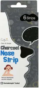 Cettua Charcoal Nose Strip deguna sloksnes ar aktīvo ogli 6 gab