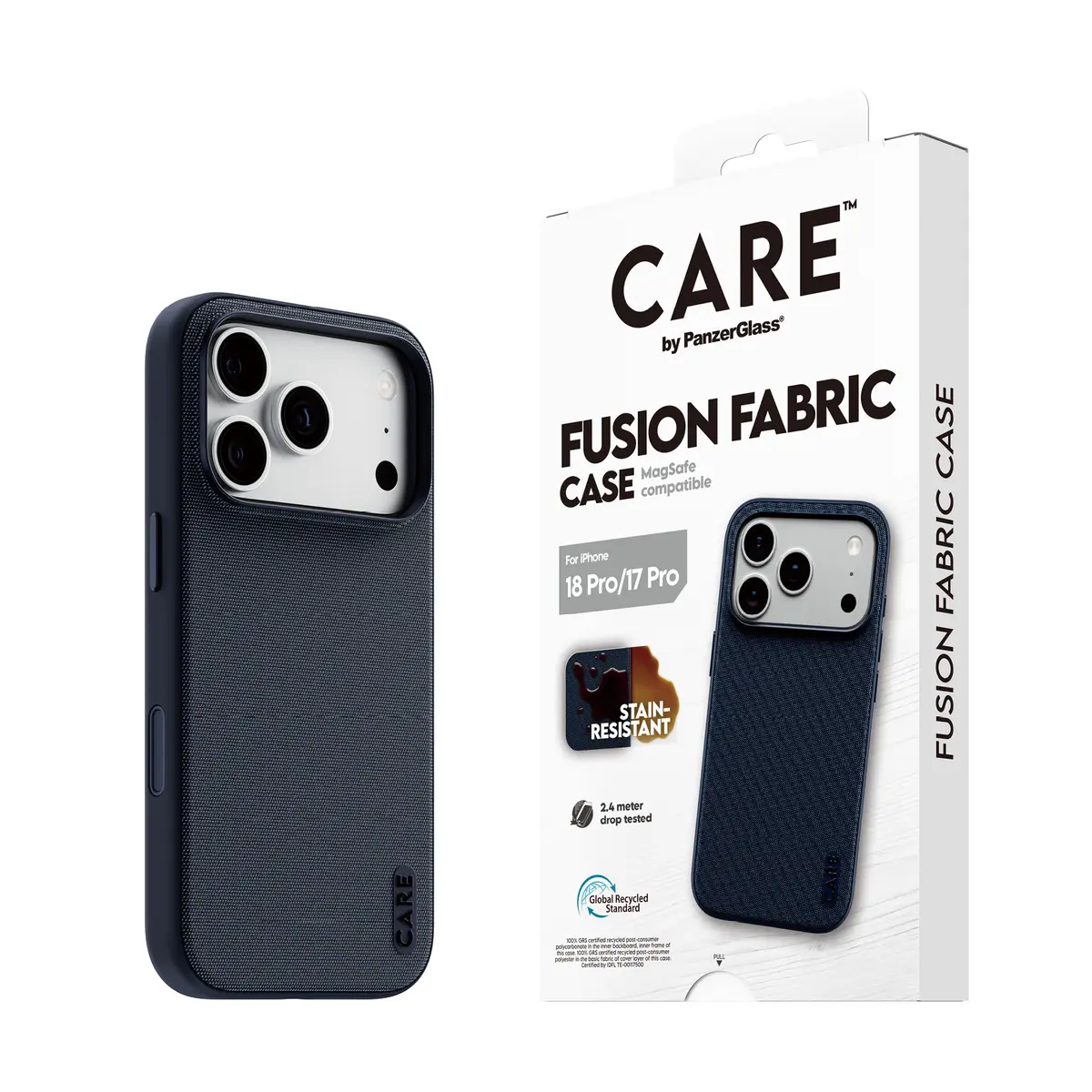 PanzerGlass CARE Fusion Fabric Case Blue