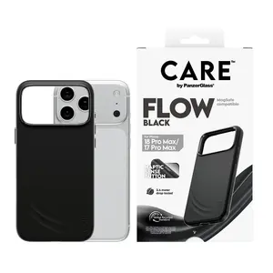 Чехол PanzerGlass CARE Flow Case черный с MagSafe для iPhone 17 Pro Max