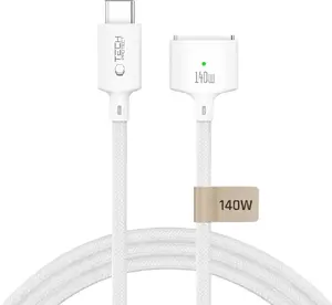 Kabel zasilający Adaptec TECH-PROTECT MMC01 ULTRABOOST MAGNETIC MACBOOK CABLE USB-C TO MAGSAFE 3 140W 300CM WHITE