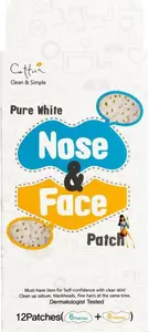 Cettua Pure White Nose & Face Strip Attīrošas plāksnītes degunam un sejai 12 gabali