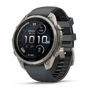 Garmin fēnix 9 Pro Smartwatch 47 mm Titanium AMOLED 454 x 454 pixels 64 GB GPS 4G Wi-Fi Touchscreen