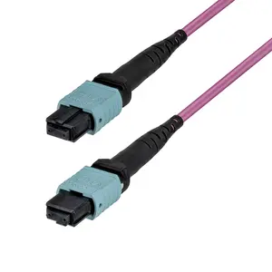 StarTech MTP/MPO Fiber Cable OS2 MTP/MPO 12-Fiber OS2 Singlemode Plenum 5m