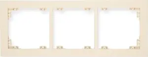 Karlik Deco Рамка универсальная тройная бежевая 1DR-3