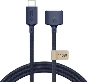 Adaptec Tech-Protect MMC01 Ultraboost Magnetic MacBook Cable USB-C to MagSafe 3 140W Midnight Blue