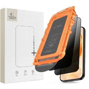 Защитное конфиденциальное стекло Hofi Tech-Protect Quick Set Spy+ 2-pack для iPhone 18 Pro