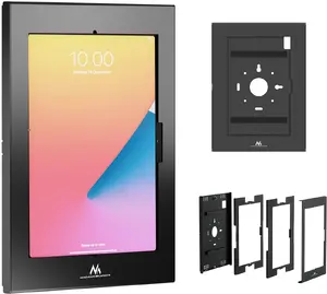 Tablet mount Maclean MC-950 B with lock, 12.4"-13", compatible with iPad Air, iPad Pro, Samsung Galaxy Tab S10+, S9+, S8+, S7+