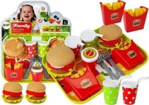 LEAN Sport 7057 Toy Hamburger and Fries Set with Tray
