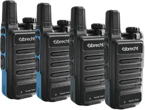 Albrecht Tectalk 4 Team PMR446 Two-Way Radio 4-Piece Hard Case Set