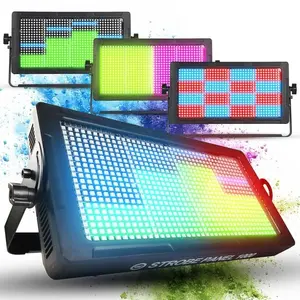 Light4Me Light4Me Strobe Panel 1000 RGB Strobe Light Floodlight with RGB Color Mixing