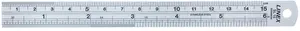 Linex SL 15 Desk Ruler Stainless Steel Grey 150 mm