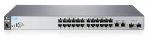 Hewlett Packard Enterprise 2530-24 Switch Managed 24-Port Ethernet Network Switch with Layer 2 Capabilities and Rack-Mount Design