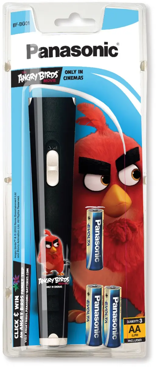Panasonic LED lukturis BF-BG01 Angry Birds