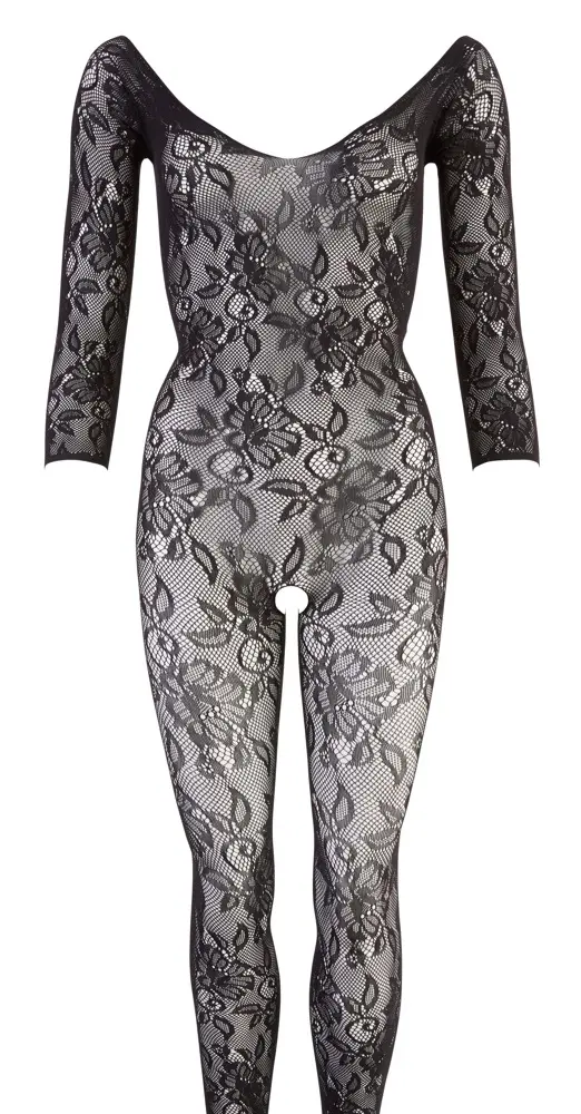 Черный кружевной комбинезон no:xqse S-L Photo 5